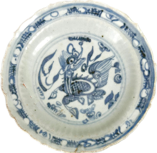 15th Century Ming Qilin plate - Chinese porcelain