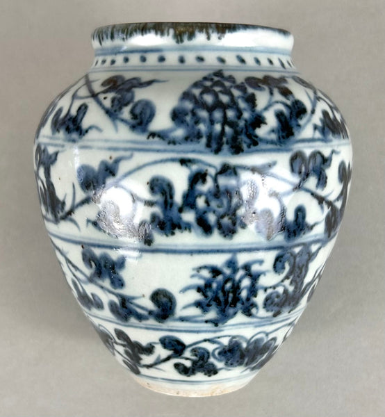 Ming Yongle / Xuande 15th Century Lotus Jar Chinese Porcelain - Antique