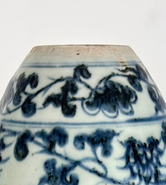 Ming Yongle / Xuande 15th Century Lotus Jar Chinese Porcelain - Antique