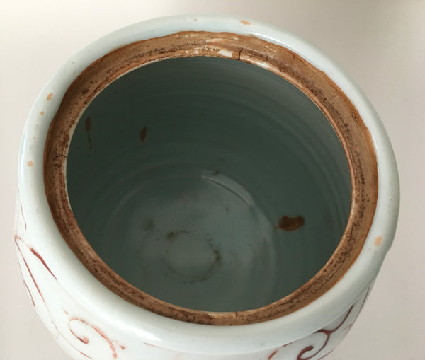 Ming Jar wucai with Arabic Sanskrit 19.5 cm high