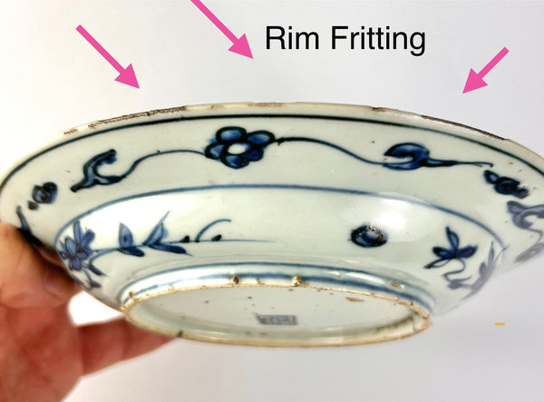 Ming Wanli Phoenix Plate Chinese Porcelain Antique 16th Century