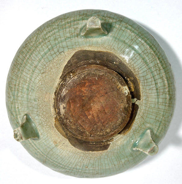 Ming LONGQUAN CELADON-GLAZED TRIPOD CENSER - Chinese Porcelain