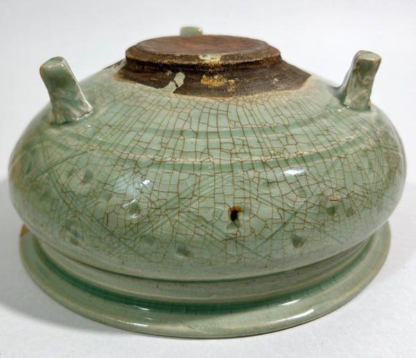 Ming LONGQUAN CELADON-GLAZED TRIPOD CENSER - Chinese Porcelain