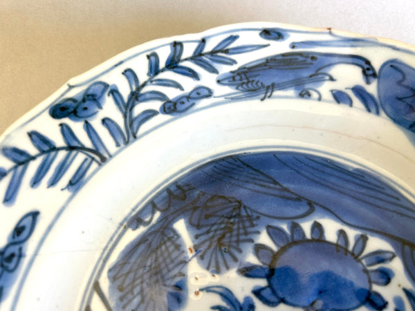 Jiajing - Wanli Ming Deer plate - Chinese porcelain