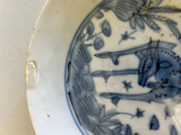 Ming Swatow Deer plate - Chinese porcelain