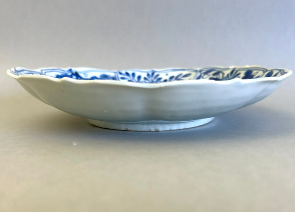 Late Ming - Kangxi three friends of winter plate - Chinese Porcelain