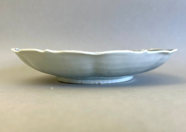 Late Ming - Kangxi three friends of winter plate - Chinese Porcelain