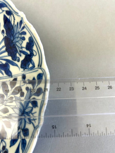 Late Ming - Kangxi three friends of winter plate - Chinese Porcelain