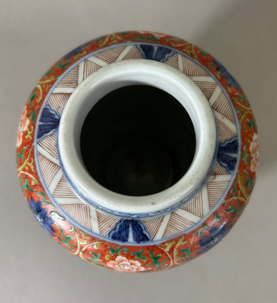 Yongzheng - Qianlong Doucai Immortals Jar 18th Century Antique