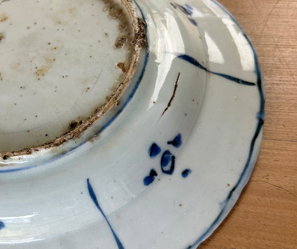 SOLD Ming Deer Kraak Plate Wanli Period 1572 to 1620
