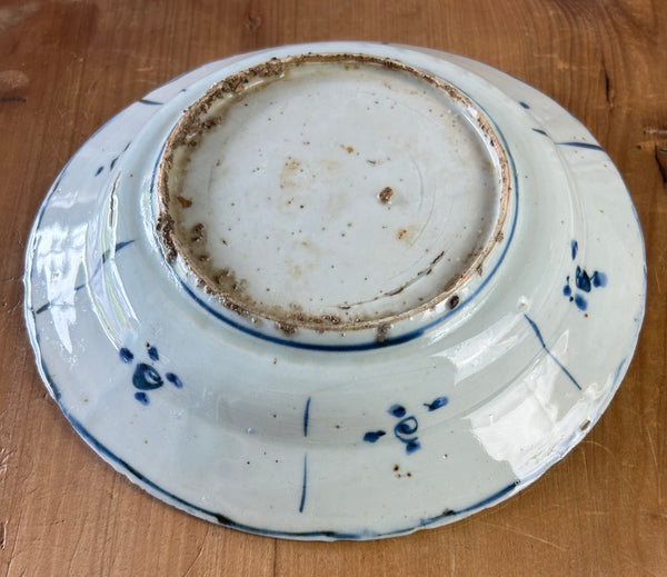 SOLD Ming Deer Kraak Plate Wanli Period 1572 to 1620