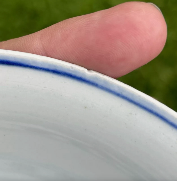 SOLD Yongzheng / Qianlong Blue & White Flower Bowl Chinese Porcelain Antique 18th Century