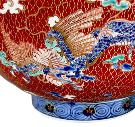 Ko-imari Kinrande Dragon Bowl