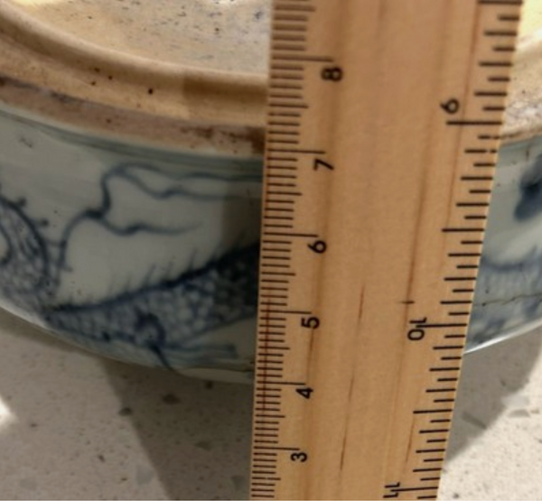 SOLD   Ming Zhengde Mark Ink Stone 16th Century Chinese Porcelain Antique
