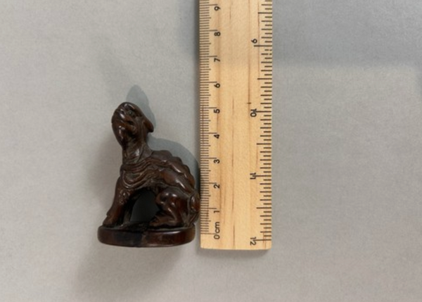 Netsuke of Kirin Wood Japanese Edo Antique 18th Century