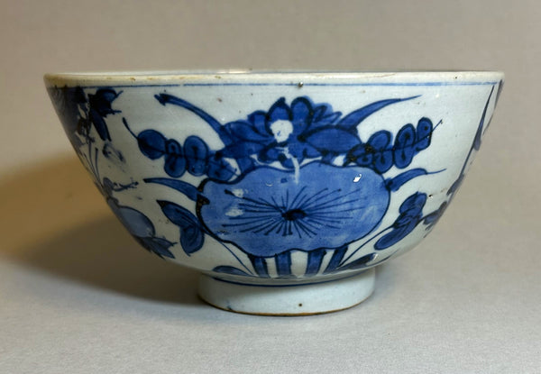 Jiajing Lotus Pond Bowl - Ming Chinese Porcelain