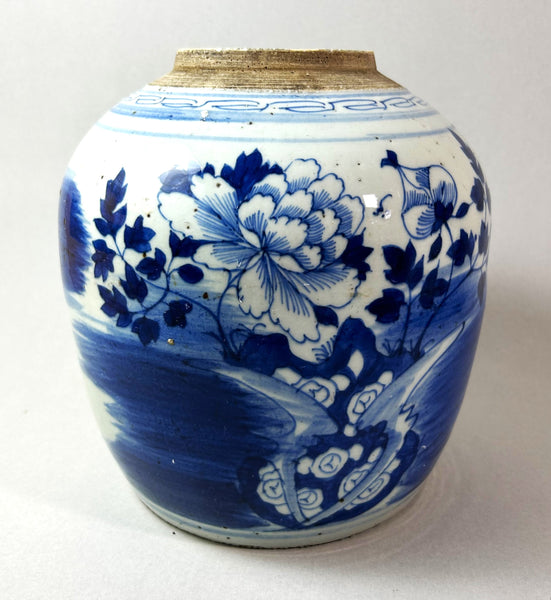 Kangxi Large Peony Jar - Qing Chinese Porcelain