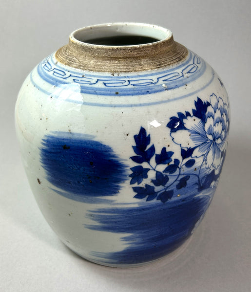 Kangxi Large Peony Jar - Qing Chinese Porcelain